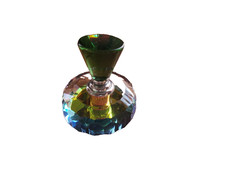 Crystal Perfume Bottle Emerald Green