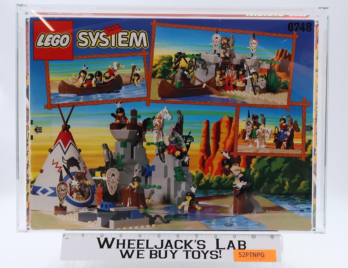 LEGO 6748 Wild West Boulder Cliff Canyon AFA GRADED 80 TAPE SEALED