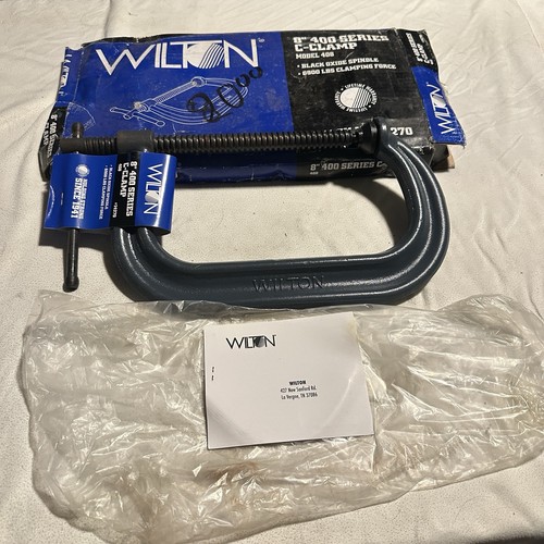 Wilton 14270 408, 400 Series C-Clamp 0-Inch-8-1/4-Inch Jaw Opening, 5-Inch Throa