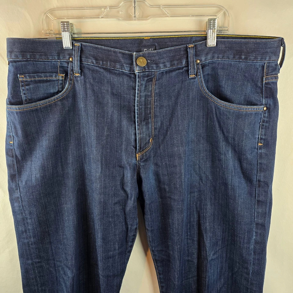 Citizens Of Humanity Jeans Mens 39x27 Blue Denim Dark Wash Sid Straight USA Made - Image 2 of 4