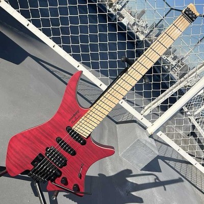 Electric Guitar Strandberg Boden Standard NX 6 Red Headless Flamed