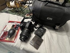 Nikon D3100 Digital SLR 14.2MP Camera Kit 18-55mm Lens Bag Cleaning Kit Charger