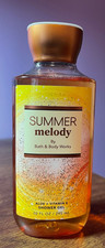 BATH  BODY WORKS SUMMER MELODY SHOWER GEL 10 OZ - RETIRED - HARD TO FIND