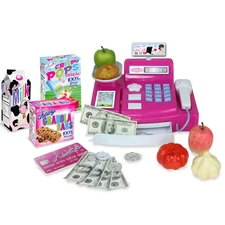 Cash Register & Food Doll Playset Fits 18" American Girl Doll Accessories Food