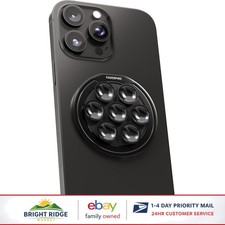 3-in-1 Magnetic Phone Mount with Strong Suction Grip for Hands-Free Use