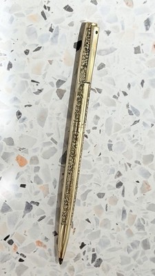 SHEAFFER IMPERIAL 12K GOLD FILLED Ballpoint GRAPES & LEAVES PATTERN