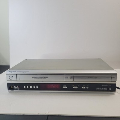 Philips DVP3050V VCR DVD Combo Player VHS Recorder | TESTED WORKING | No Remote