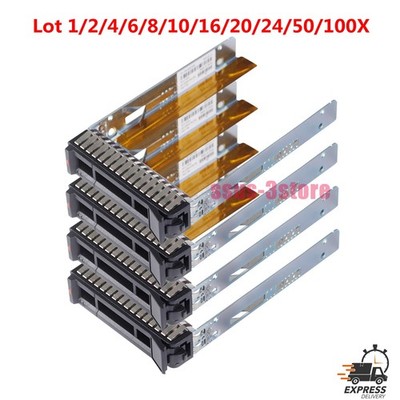 Lot 00E7600 2.5'' SAS SATA Drive Caddy Tray Sled For IBM X3550 X3650 M5 X3850 X6