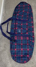 Burton 129 Snowboard Travel Storage Bag With Shoulder Strap Plaid