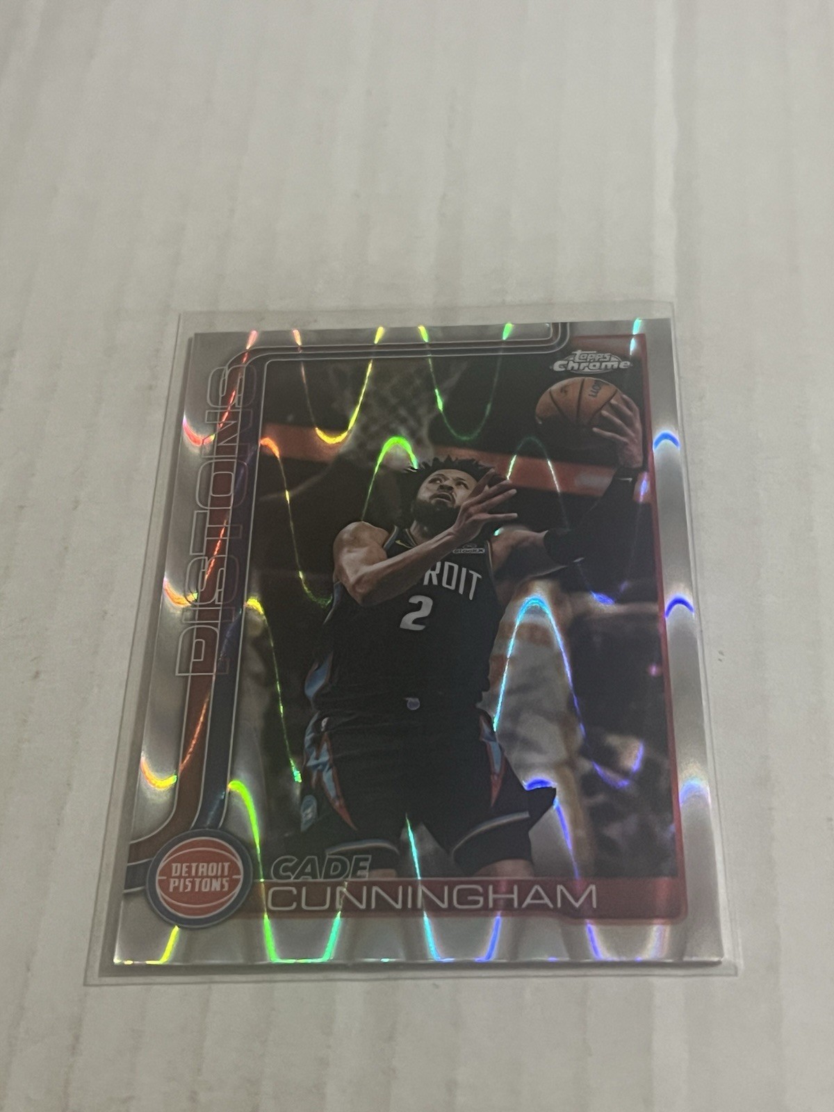 2025-26 Topps Chrome Update Cade Cunningham Raywave Refractor