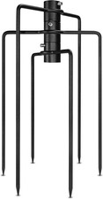 Heavy Duty Pole Stabilizer Stand Base W/ 6 Prongs In-Ground 0.75 1 Outdoor Bird