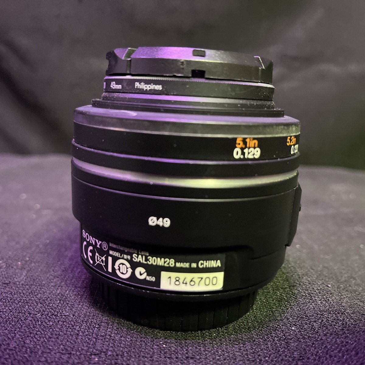 USED SONY DT 30mm F2.8 Macro SAM SAL30M28 AF Lens | eBay