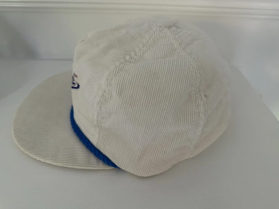 Vintage 1987 World Series Twins/Cardinals MLB Cream Corduroy Snapback Annco Rare - Image 3 of 4