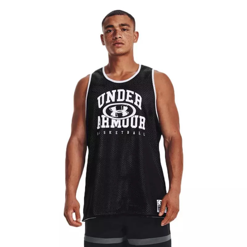Débardeur Under Armour Baseline Reversible Noir vêtement de sport homme