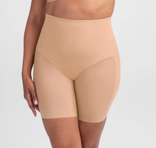 Honeylove MEDIUM Mid-Waist Short Shapewear NWOT Sand Beige ---DAMAGE---