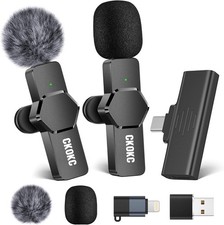 Wireless Microphone for iPhone - Android Computer, Mini Microphone