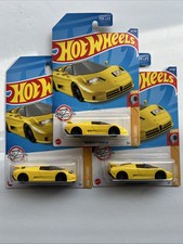 LOT OF 3 2022 HOT WHEELS 94 BUGATTI EB110 SS