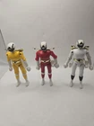 Vintage 80's And 90's Power Rangers Bootleg Action Figure Lot Yellow Red And...