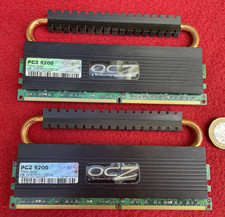 x 2 , OCZ Reaper Series 1GB DDR2 PC2-9200 1150MHz 240-Pin DIMM RAM