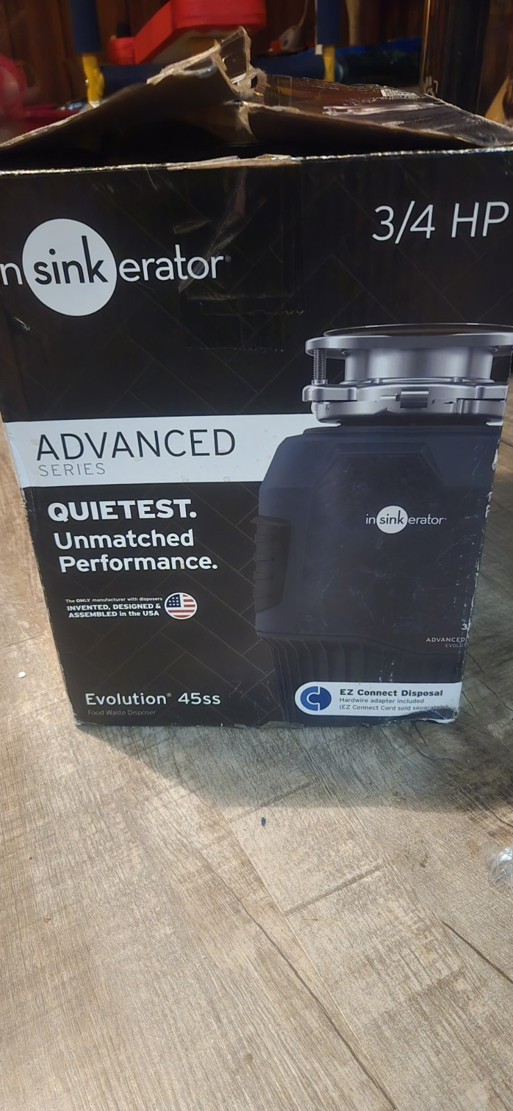 InSinkErator Evolution 45ss Advanced Series Garbage Disposal NEW IN BOX +Hardwar