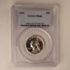 1951 Washington Proof Quarter - PCGS PR66 - FREE SHIPPING!