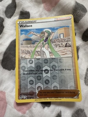 166/195 Wallace : Reverse Holo : SWSH-12 Silver Tempest : Pokemon TCG