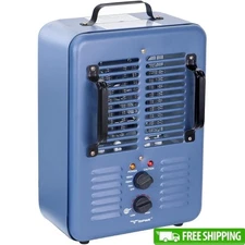 Compact Electric Heater Adjustable Thermostat Portable Space Heater Fast Heating