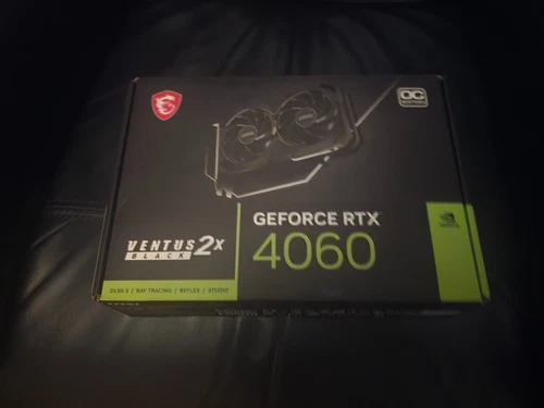 MSI GeForce RTX 4060 VENTUS 2X BLACK OC Graphics Card 8GB GDDR6/PCI Express