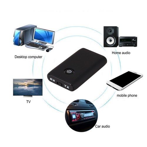 2 In 1 BT Adapter Wireless BT 5.0 Transmitter Receiver Suitable For Computer NEW - Afbeelding 11 van 12