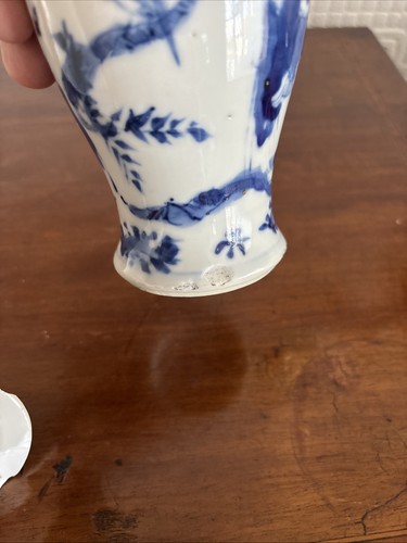 Bellissimo antico vaso con coperchio in porcellana cinese - Foto 20 di 24