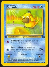 Psyduck 53/62 Fossil 1st Edition on eBay