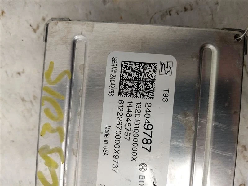 2023 Chevrolet Silverado 1500 Transmission Control Chassis ECM 2752960 - Image 4 of 4