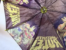 Kids Vtg Teenage Mutant Turtles Umbrella Rare Michelangelo Handle  Mutants Rule  