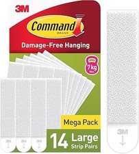 Picture Hanging Strips, Large, Value Pack - 14 Pairs (28 Strips) - for P 1.23 per strip
