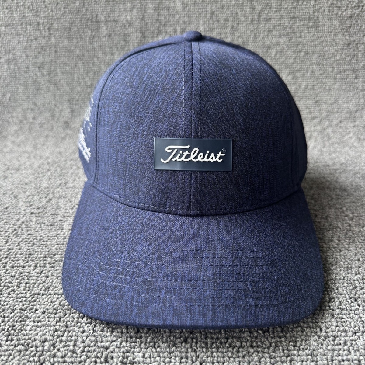 Titleist La Hacienda Golf Cap Strapback Navy Blue Curved Brim Hat