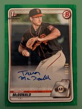 2020 1st Bowman Paper Trevor McDonald Autograph Green 95/99 #PA-TM