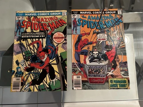 Amazing Spiderman #162 VG+ 161 Marvel Comics 1st Jigsaw Punisher Nightcrawler