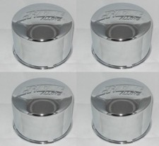 4 - Eagle Alloys Wheel Rim Center Cap 3127 Chrome Steel 4.25 Bore 2.75 Tall