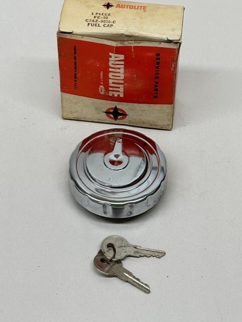 1965 -1970 Ford Vented Locking Gas Cap C7AZ-9030-C Galaxie, Torino