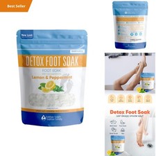 Detox Foot Soak Epsom Salt Blend for Athlete's Foot Odor Callus Relief with Pure