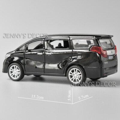 1:32 Scale Diecast Model Car Toys Toyota Alphard MPV Pull Back