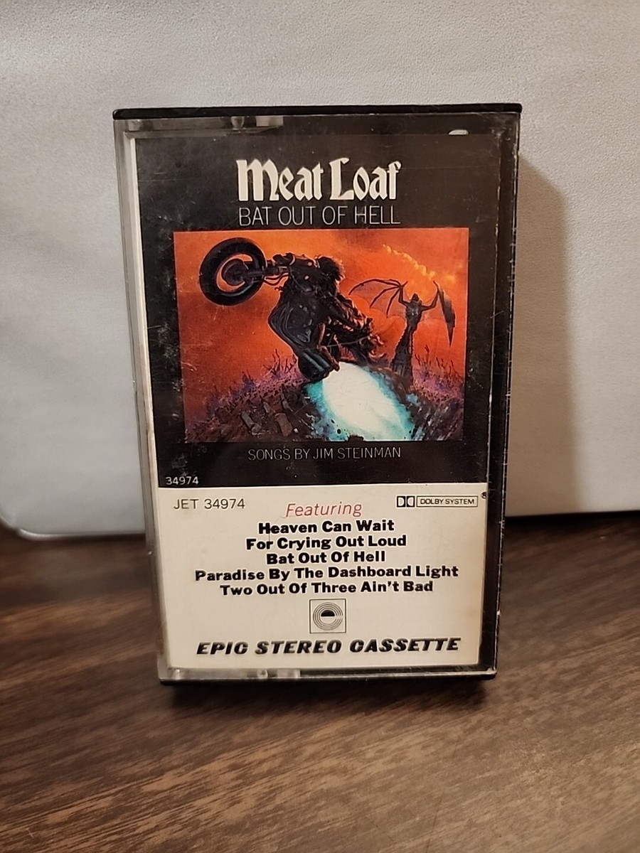 Bat Out of Hell by Meat Loaf (Cassette, Oct-1990, Epic