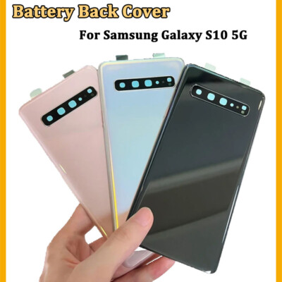For Samsung Galaxy S10 5G Battery Back Cover Glass Door Housing Replacement 