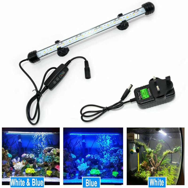 Submersible LED Aquarium Light Fish Tank Light Timer 3 Lights Modes Tank Decor eBay