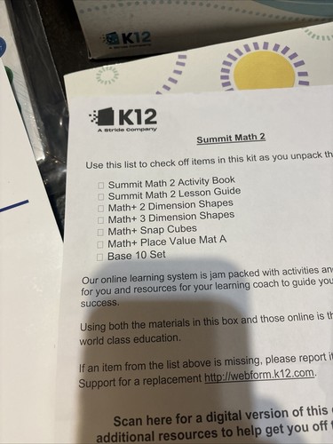 K12 K-12 Lot 2nd Grade Language Arts Math Art Homeschool Books (New in Box) - Foto 14 di 18