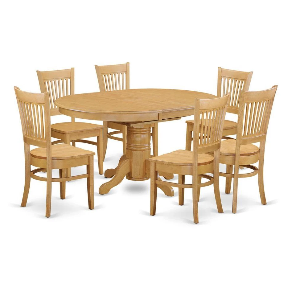 7  PC  Dining  room  set  for  6-Table  with  Leaf  and  6  Dining  Chairs. - Image 4 of 4