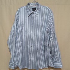 Joseph Ps Bank Men's Dress Shirt Size XL Multicolor Stripes Long Sleeve Office