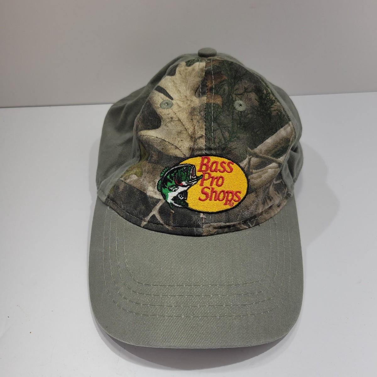 Bass Pro Shops Baseball Cap Youth One Size Green Real Tree Outdoor