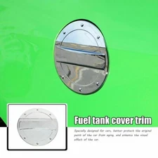 Car Filler Fuel Door Tank Gas Cap Cover Trim for Ford Mustang 2010-2014 Chrome