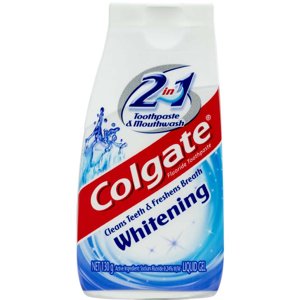 Colgate toothpaste 2in1 l/Gel White 130g (9300632065448)